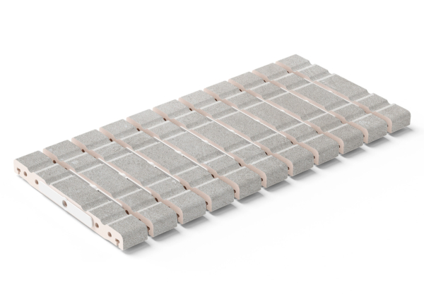 Σχάρα RJ25 FLEX 25x50x2.2 cm OUT C3 Αποστράγγιση: >13m³/ώρα *Συμπεριλαμβάνεται λάστιχο σχάρας 9710 Ελάχιστη ακτίνα 1 μέτρο Image