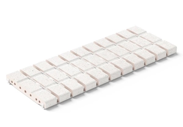 Σχάρα RJ20 FLEX 20x50x2.2 cm OUT C3 Αποστράγγιση: >30m³/ώρα *Συμπεριλαμβάνεται λάστιχο σχάρας 9710 Ελάχιστη ακτίνα 1 μέτρο Image