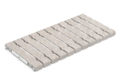 Σχάρα RJ25 25x50x2.2 cm OUT C3 Αποστράγγιση: >30m³/ώρα *Συμπεριλαμβάνεται λάστιχο σχάρας 9710 Ελάχιστη ακτίνα 1 μέτρο Image