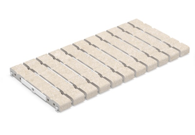 RJ25 Flex 25x50x2.2 cm OUT C3 Αποστράγγιση: >30m³/ώρα *Συμπεριλαμβάνεται λάστιχο σχάρας 9710 Ελάχιστη ακτίνα 1 μέτρο Image