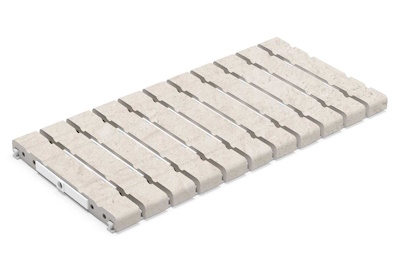 Σχάρα RJ25 Flex 25x50x2.2 cm OUT C3 Αποστράγγιση: >30m³/ώρα *Συμπεριλαμβάνεται λάστιχο σχάρας 9710 Ελάχιστη ακτίνα 1 μέτρο Image