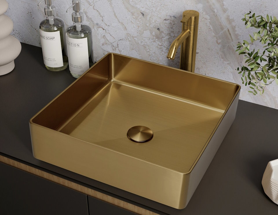 Metal Gold Square